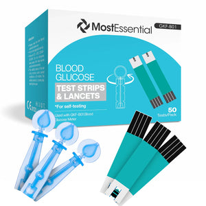 MostEssential Premium Glucosemeter Navulset Glucose teststrips en lancetten