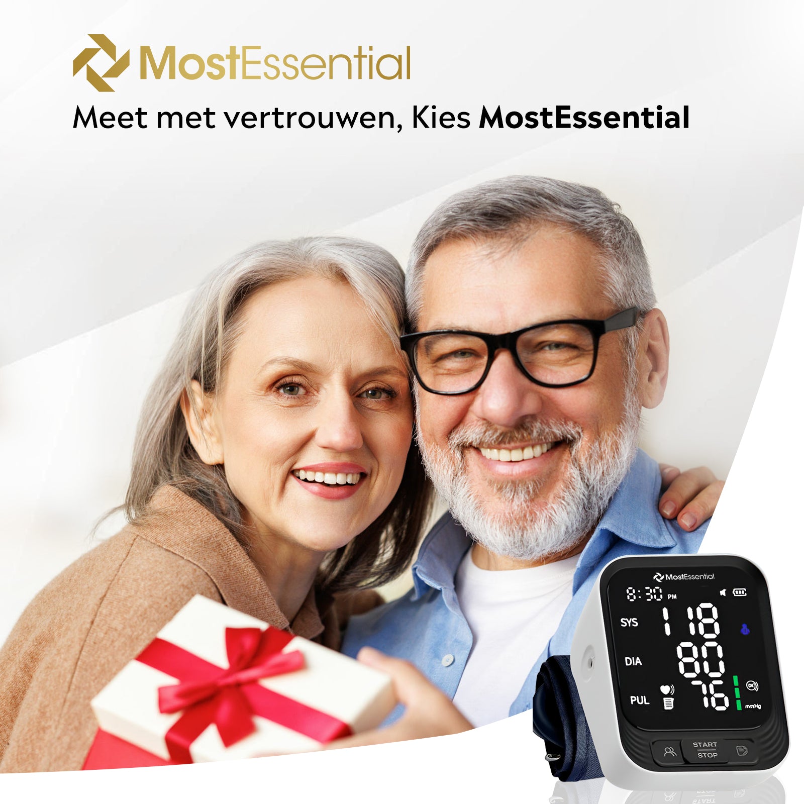 MostEssential Premium Bloeddrukmeter Bovenarm - 30S