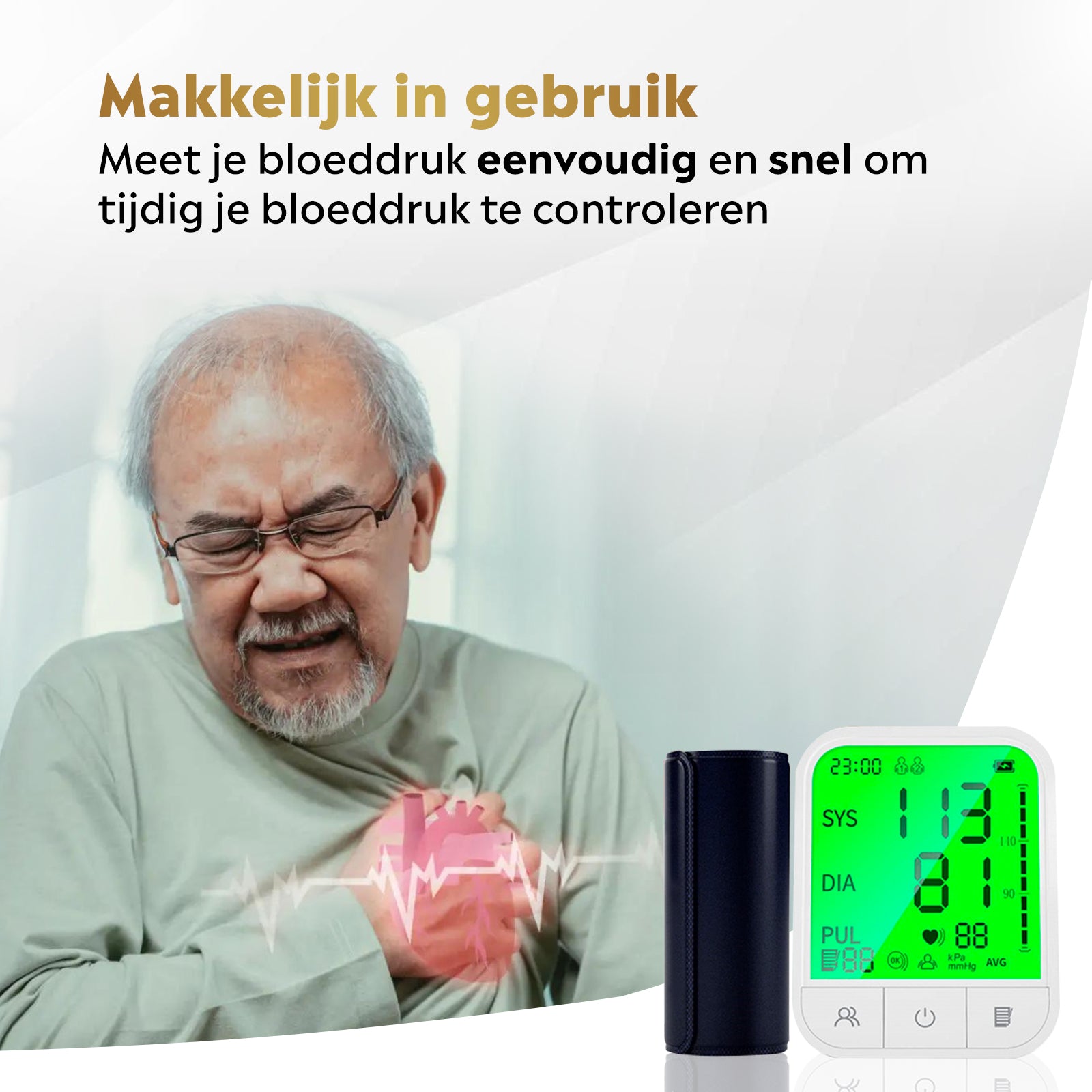 MostEssential Premium Bloeddrukmeter Bovenarm - 30C