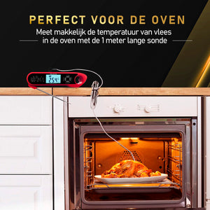 MostEssential 2-in-1 Vleesthermometer - PRO Edition Red