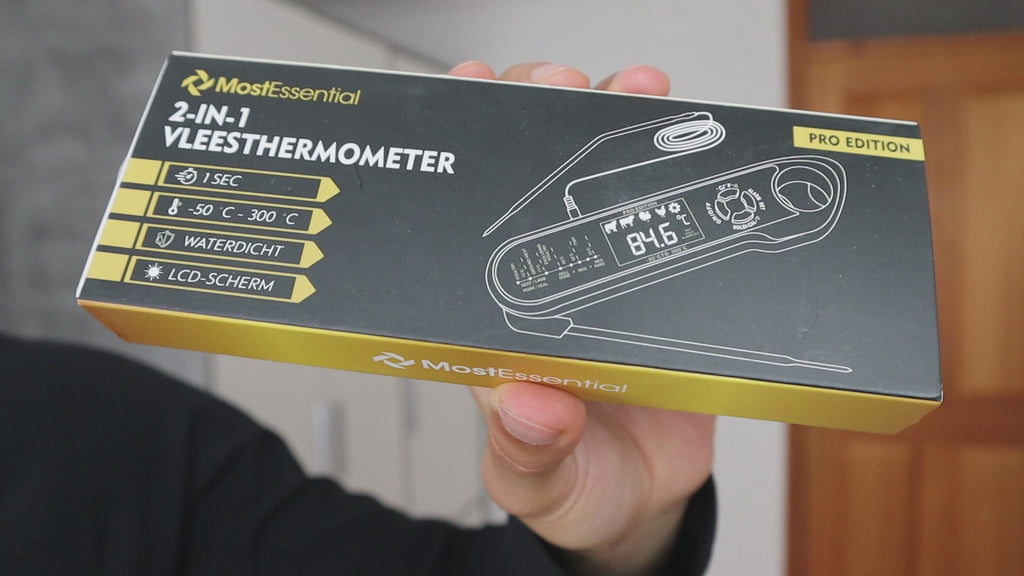 MostEssential 2-in-1 Vleesthermometer - PRO Edition Red