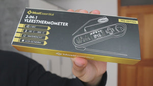 MostEssential 2-in-1 Vleesthermometer - PRO Edition Red