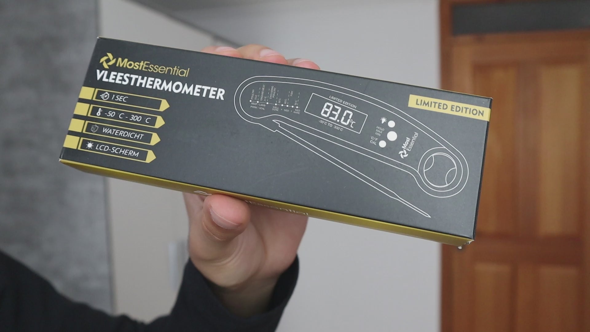 BBQ Vleesthermometer - Limited Edition Black